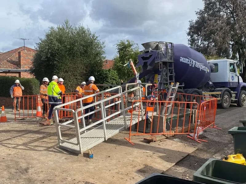 Prost Group crew members collaborating on infrastructure project